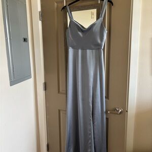 Jenny Yoo Spaghetti Strap Maxi Gown